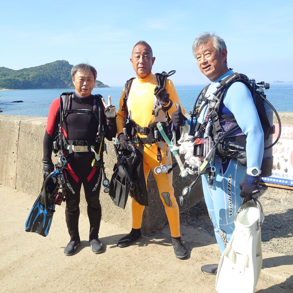 天気：水温：26℃・透視度：3ｍ 写真提供は川原さんです。