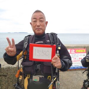 記念ダイブ川原様